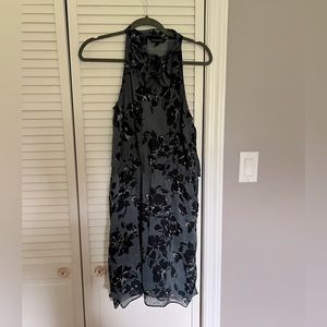 Banana Republic , Sleeveless necktie floral dress